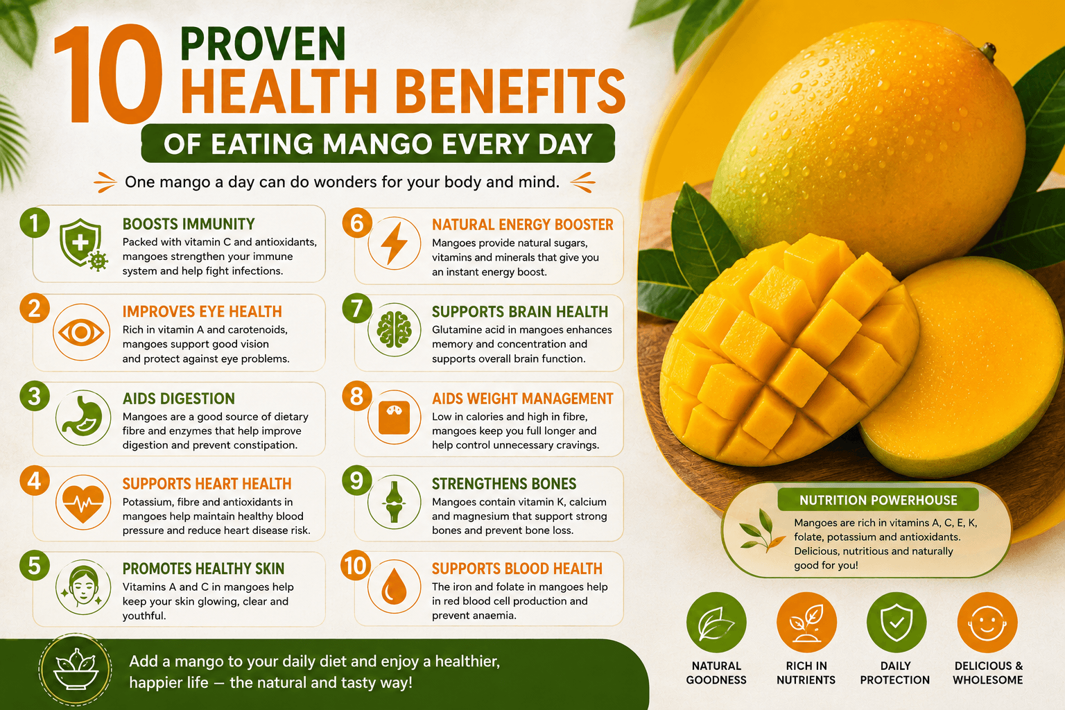 10 Proven Health Benefits of Eating Mango Every Day