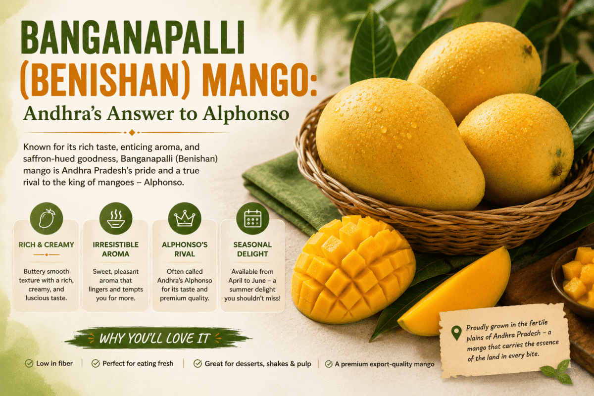 Banganapalli (Benishan) Mango: Andhra’s Answer to Alphonso