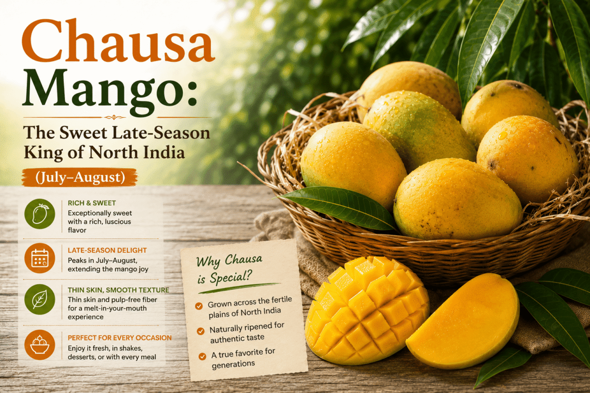 Chausa Mango: The Sweet Late-Season King of North India (July–August)