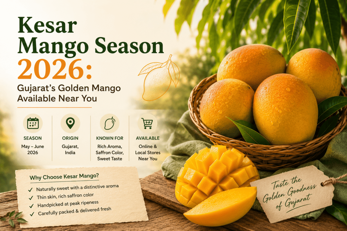 Kesar Mango Season 2026: Gujarat's Golden Mango Available Near You