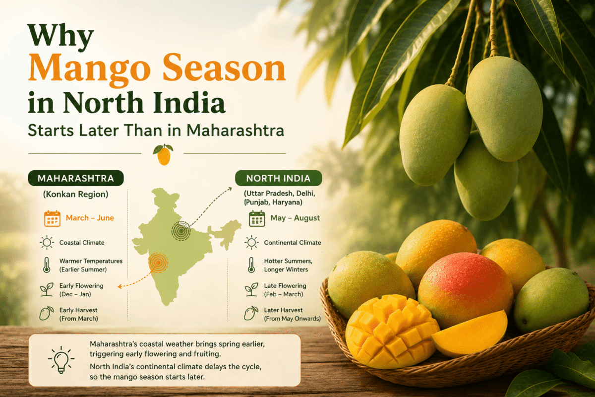 Why Mango Season in North India Starts Later Than in Maharashtra