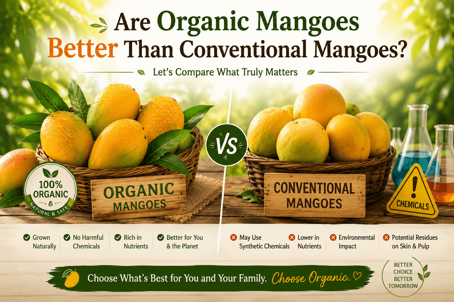 Are Organic Mangoes Better Than Conventional Mangoes?