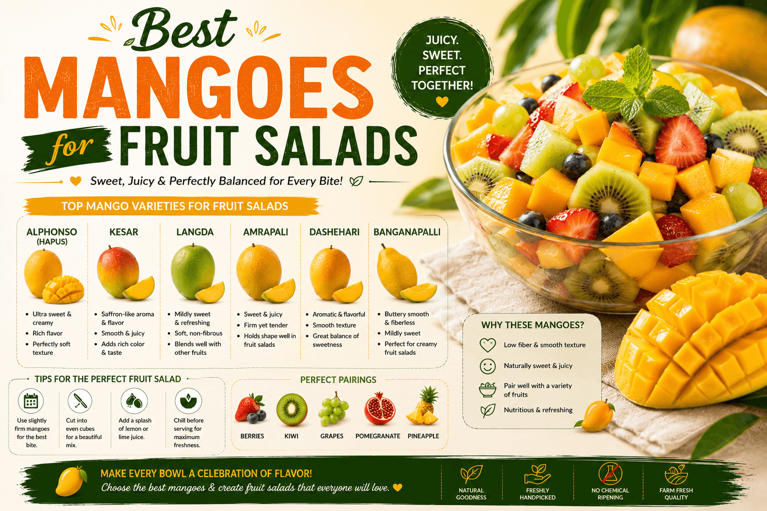 Best Mangoes for Fruit Salads