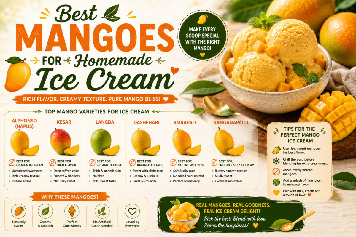Best Mangoes for Homemade Ice Cream