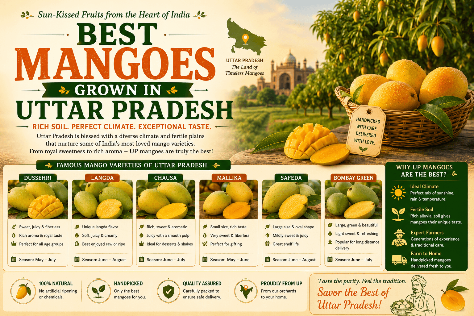 Best Mangoes Grown in Uttar Pradesh
