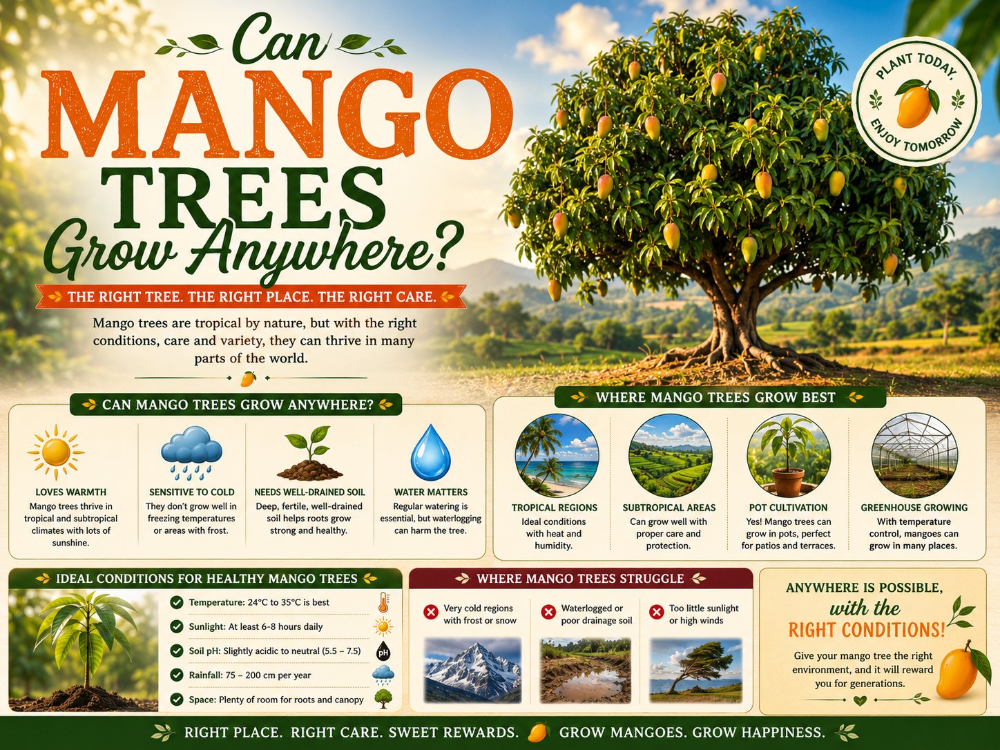 Can Mango Trees Grow Anywhere?