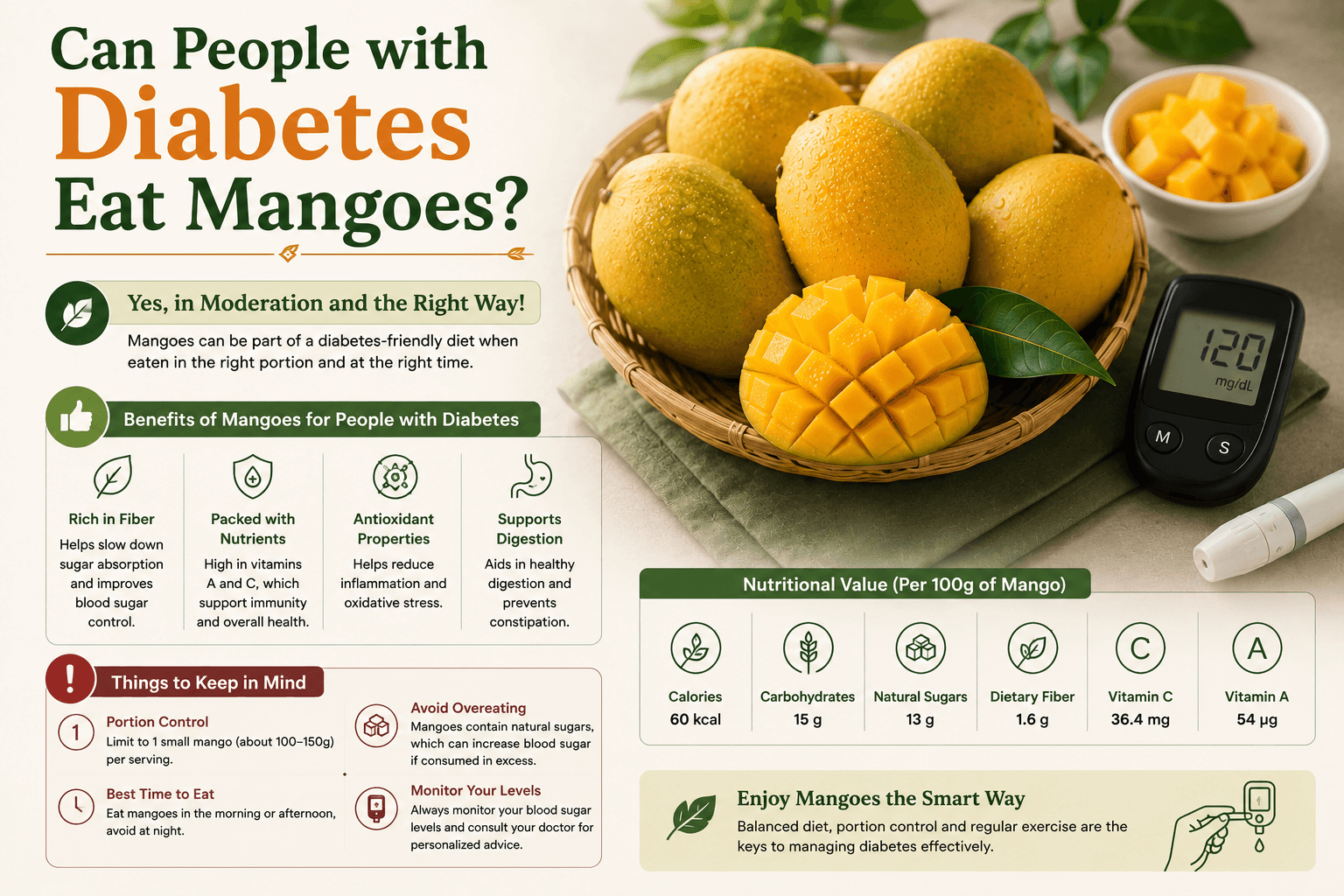 Can People with Diabetes Eat Mangoes?
