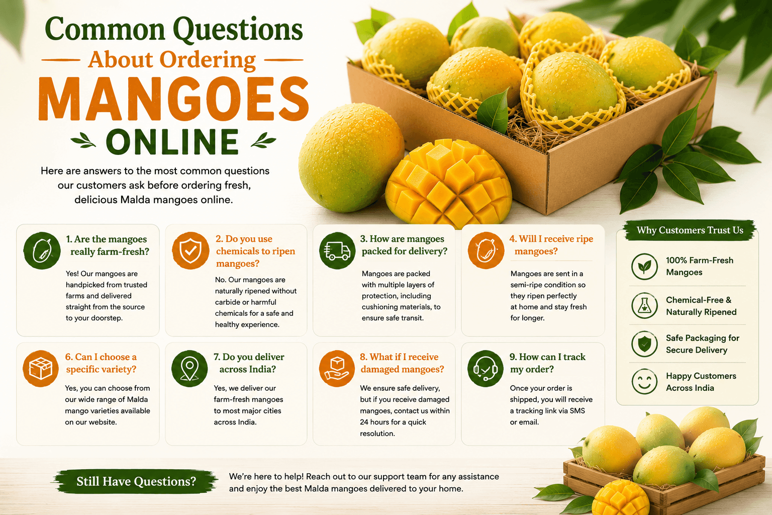 Common Questions About Ordering Mangoes Online