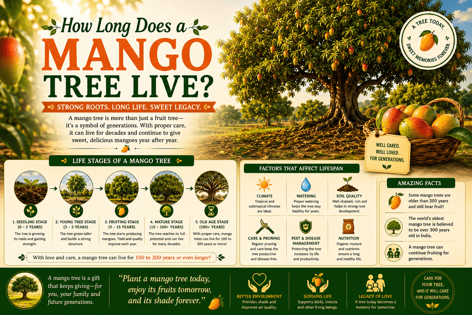 How Long Does a Mango Tree Live?