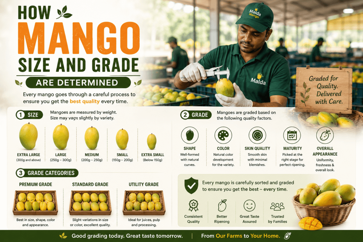 How Mango Size and Grade Are Determined