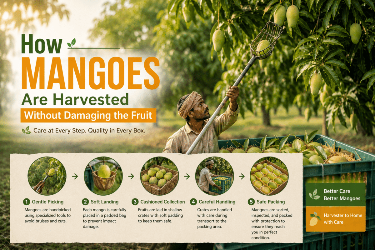 How Mangoes Are Harvested Without Damaging the Fruit