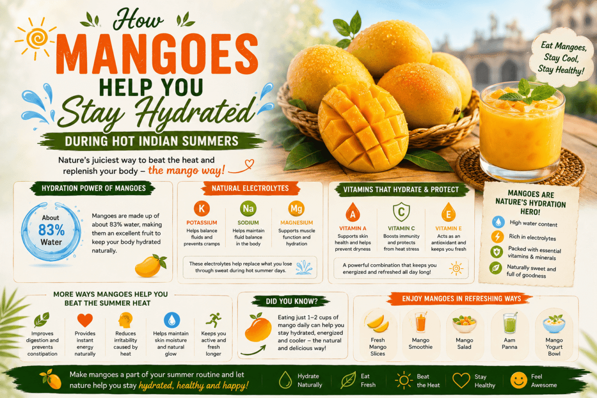 How Mangoes Help You Stay Hydrated During Hot Indian Summers