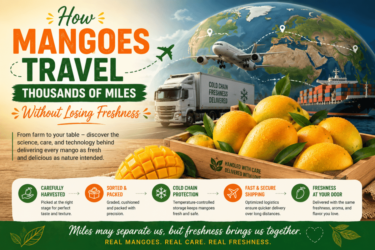 How Mangoes Travel Thousands of Miles Without Losing Freshness