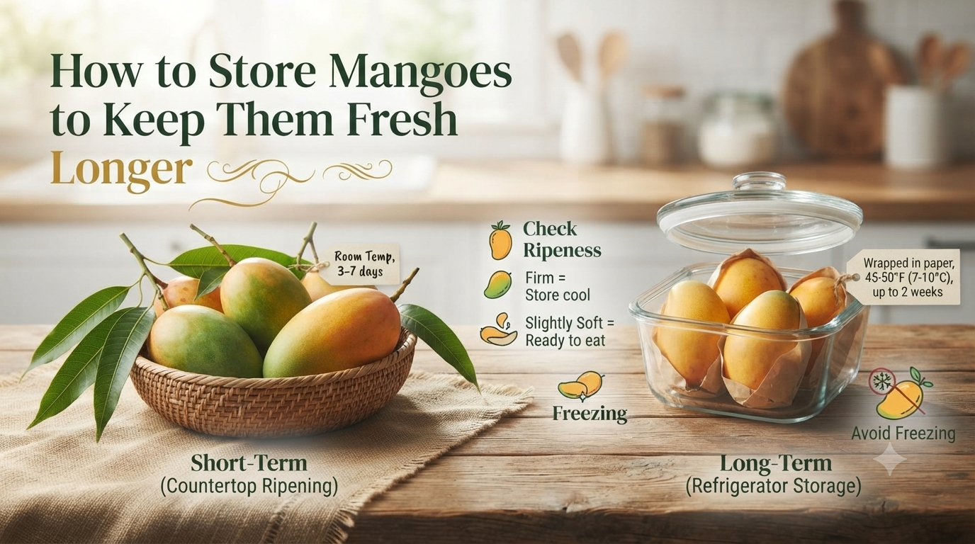 How to Store Mangoes to Keep Them Fresh Longer