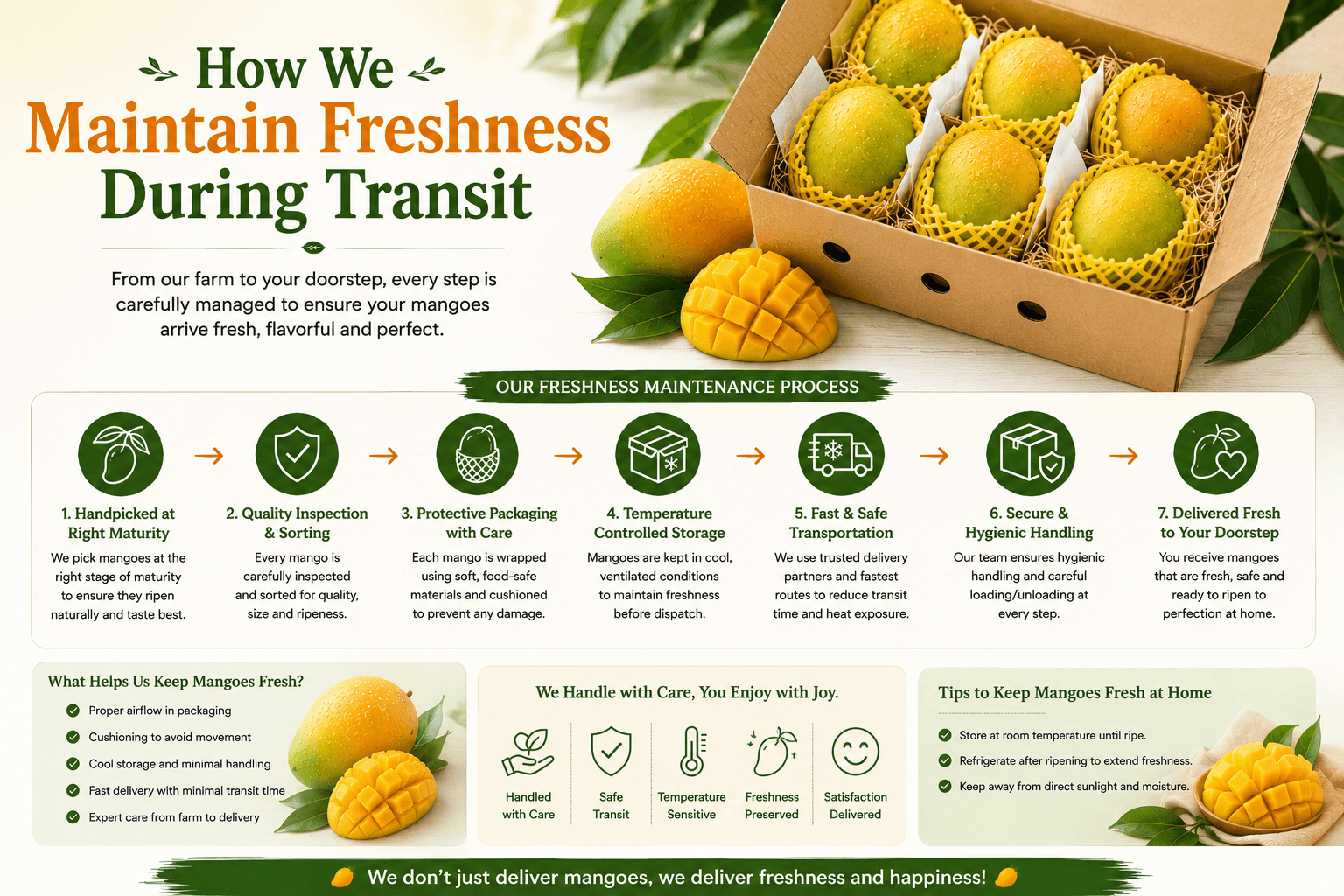 How We Maintain Freshness During Transit