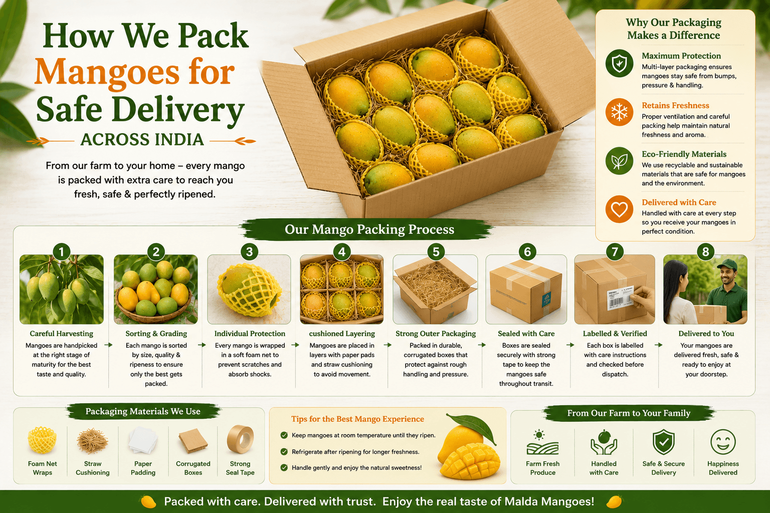 How We Pack Mangoes for Safe Delivery Across India