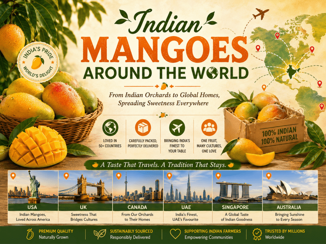 Indian Mangoes Around the World