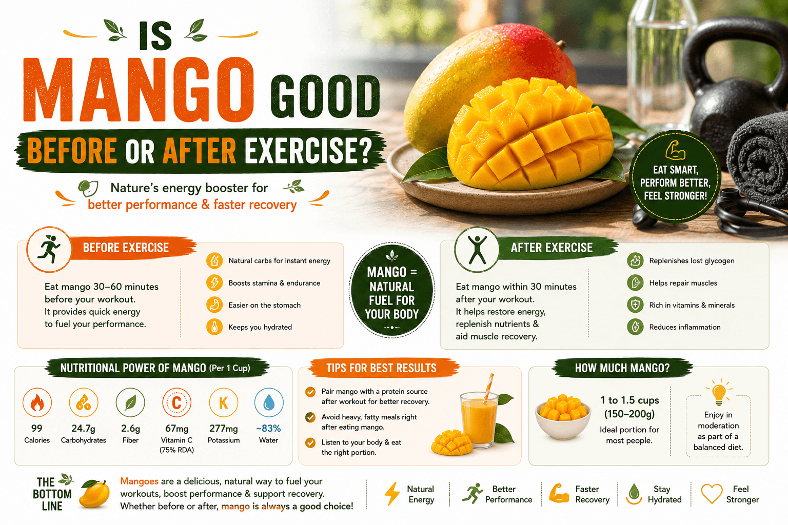 Is Mango Good Before or After Exercise?