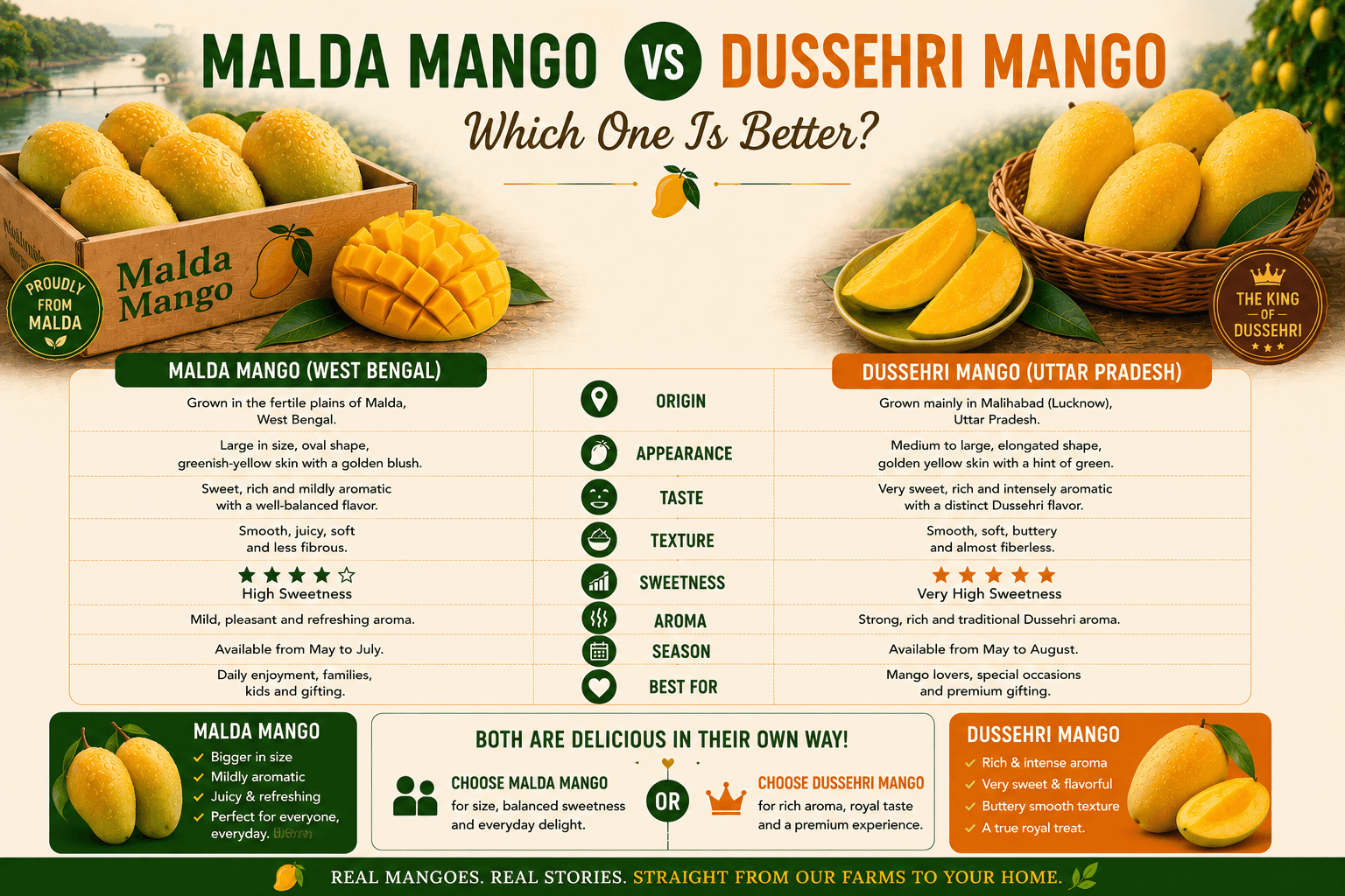 Malda Mango vs Dussehri Mango: Which One Is Better?