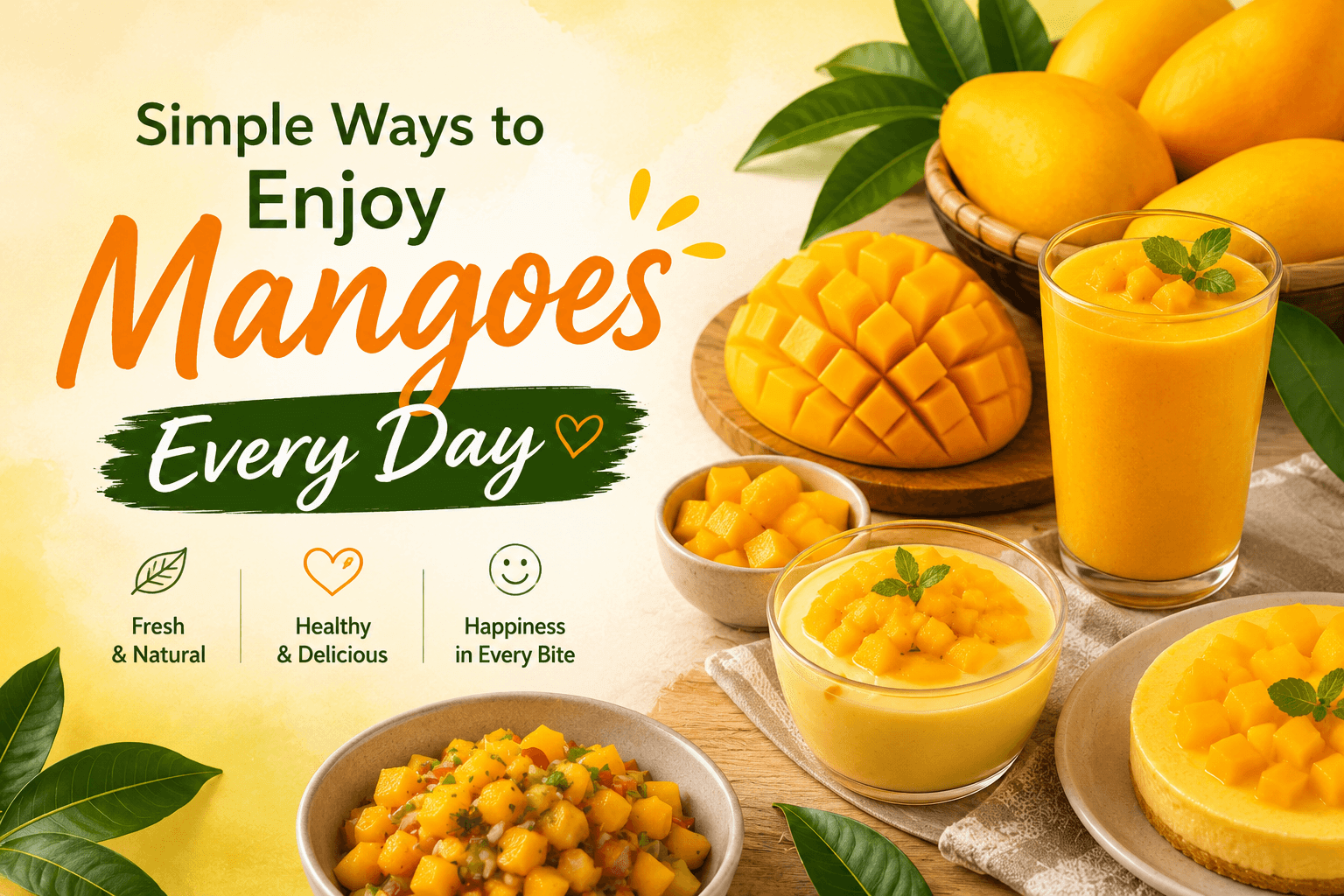 Simple Ways to Enjoy Mangoes Every Day