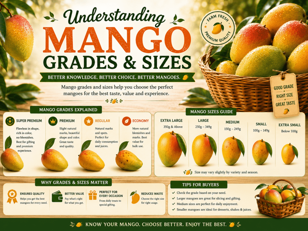 Understanding Mango Grades and Sizes