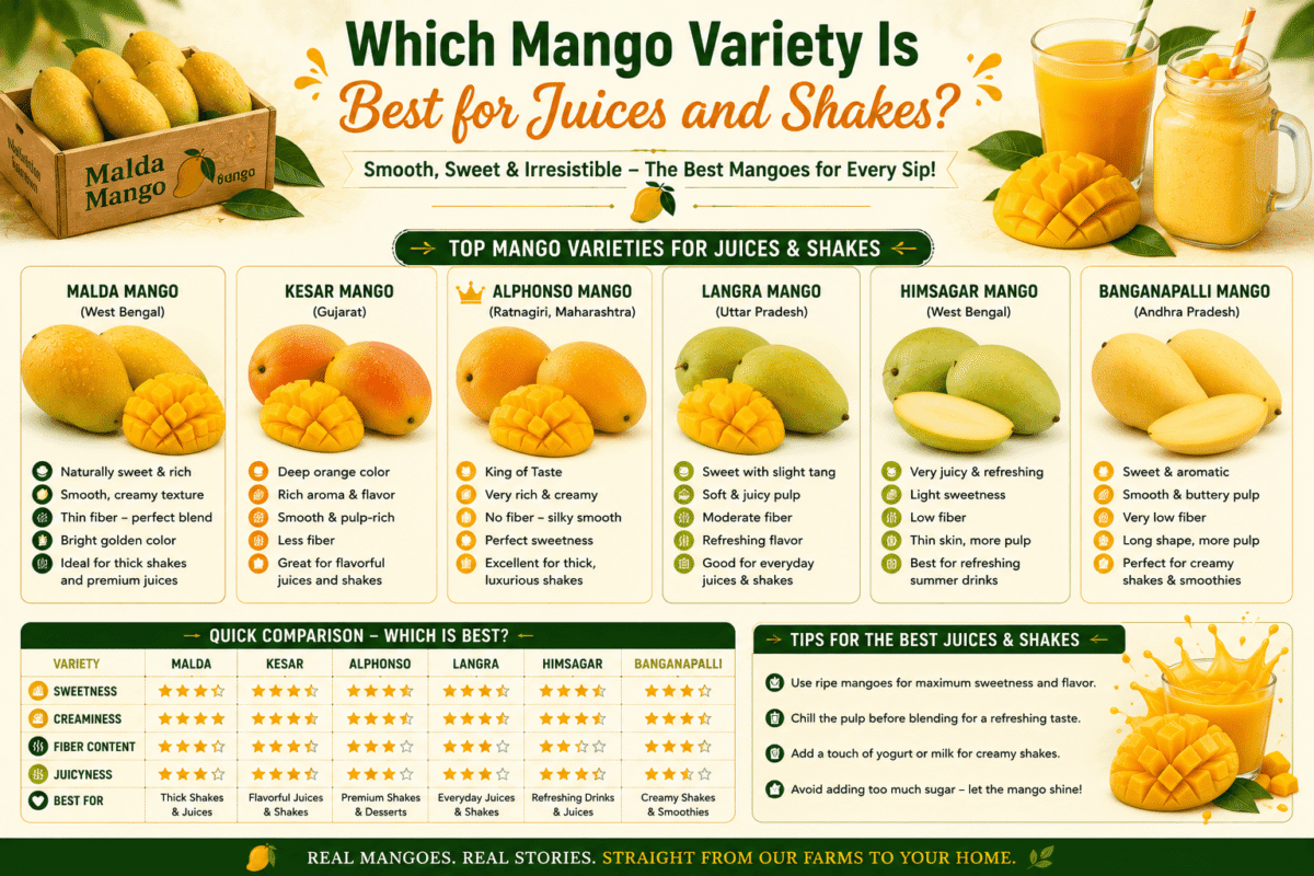 Which Mango Variety Is Best for Juices and Shakes?