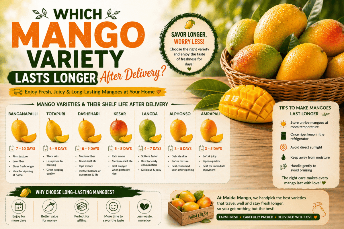 Which Mango Variety Lasts Longer After Delivery?