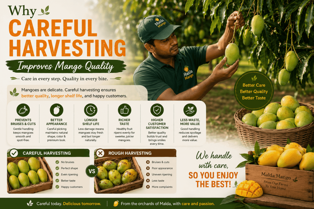 Why Careful Harvesting Improves Mango Quality