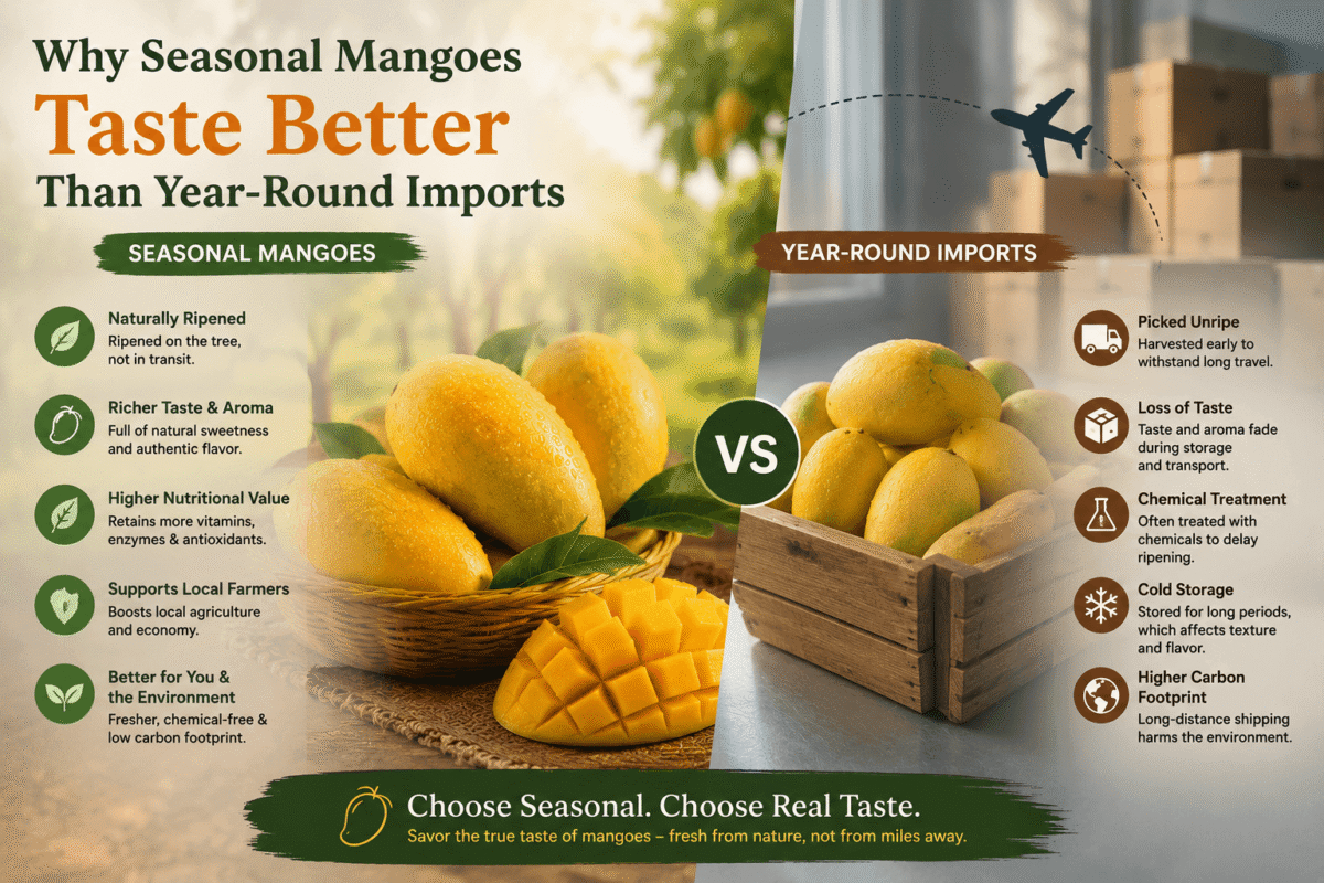 Why Seasonal Mangoes Taste Better Than Year-Round Imports