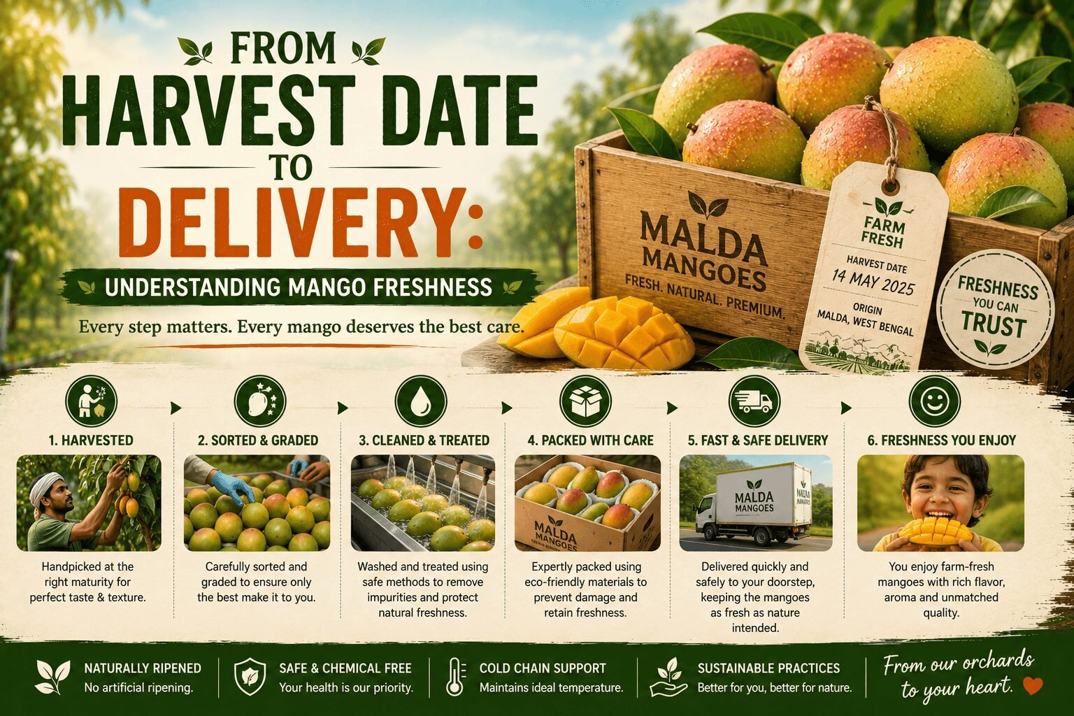 From Harvest Date to Delivery: Understanding Mango Freshness