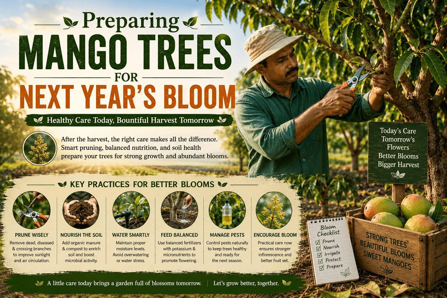 Preparing Mango Trees for Next Year's Bloom