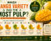 Which Mango Variety Has the Most Pulp?